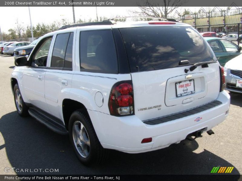Summit White / Light Gray 2008 Chevrolet TrailBlazer LT 4x4