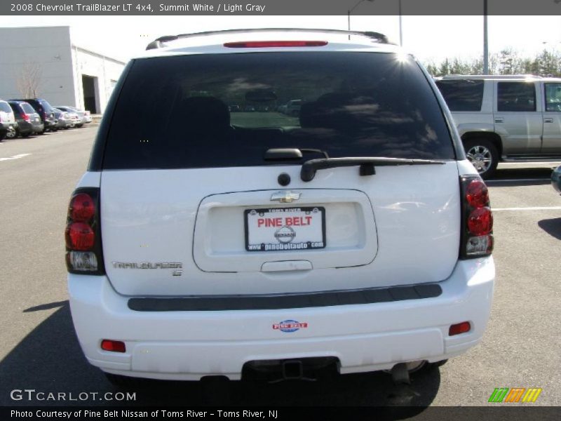 Summit White / Light Gray 2008 Chevrolet TrailBlazer LT 4x4