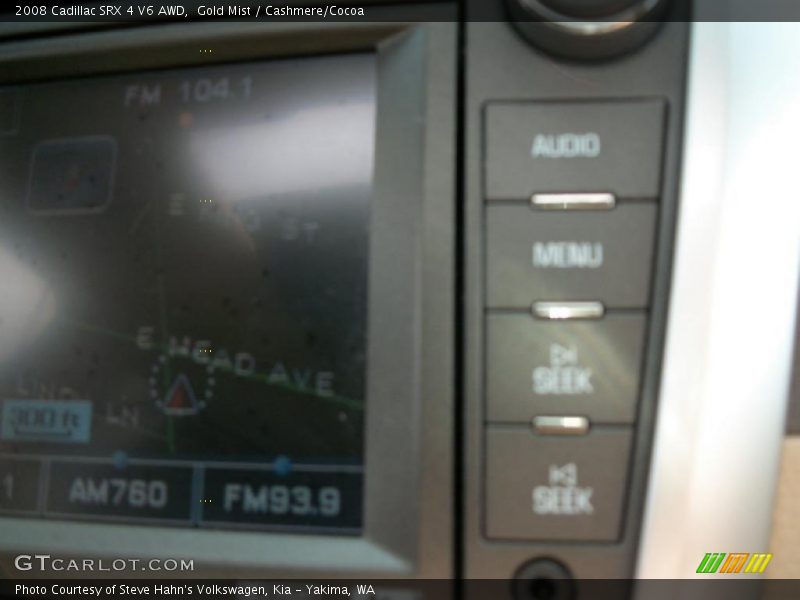 Gold Mist / Cashmere/Cocoa 2008 Cadillac SRX 4 V6 AWD