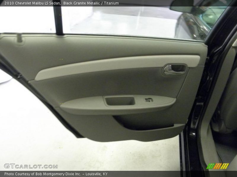 Black Granite Metallic / Titanium 2010 Chevrolet Malibu LS Sedan