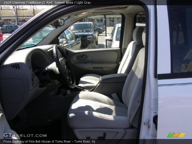 Summit White / Light Gray 2008 Chevrolet TrailBlazer LT 4x4