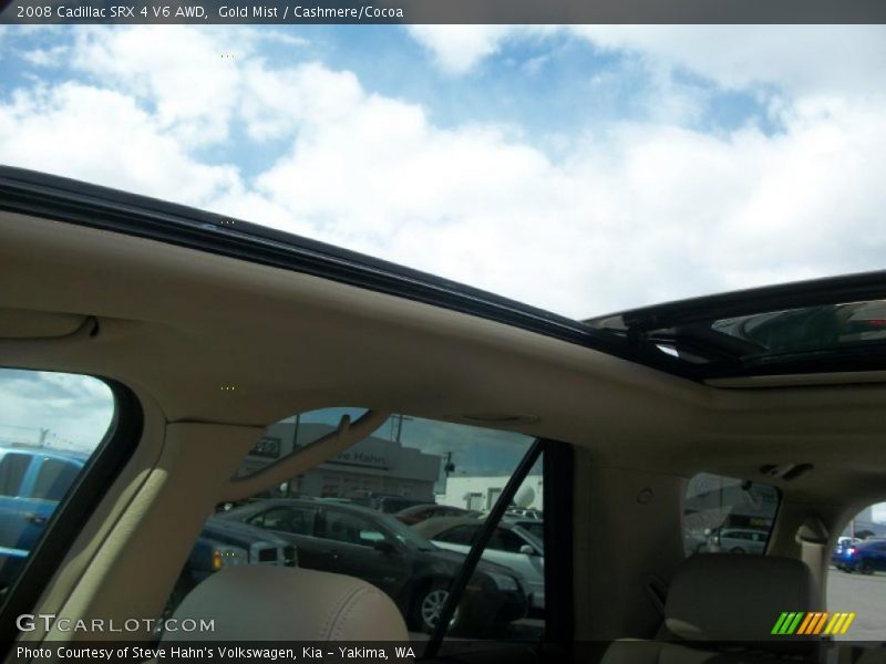 Gold Mist / Cashmere/Cocoa 2008 Cadillac SRX 4 V6 AWD