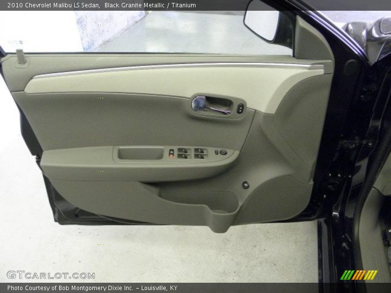 Black Granite Metallic / Titanium 2010 Chevrolet Malibu LS Sedan
