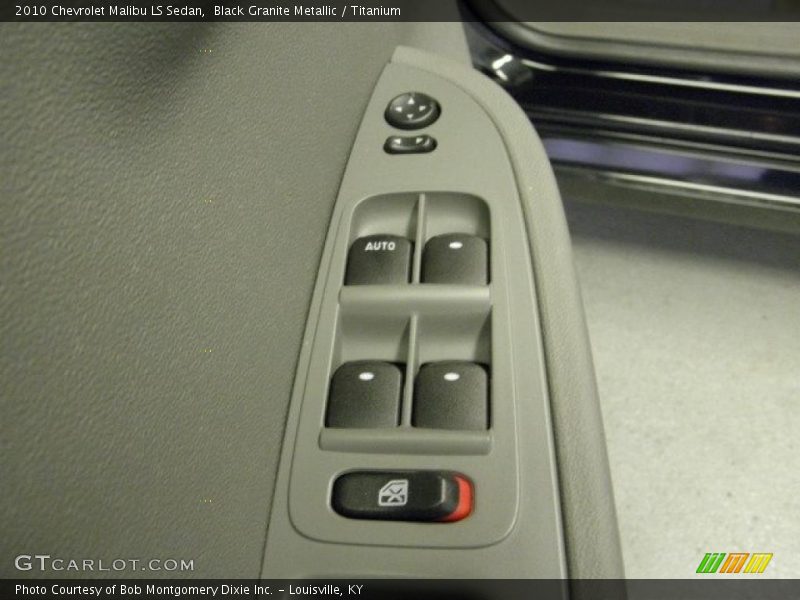 Black Granite Metallic / Titanium 2010 Chevrolet Malibu LS Sedan