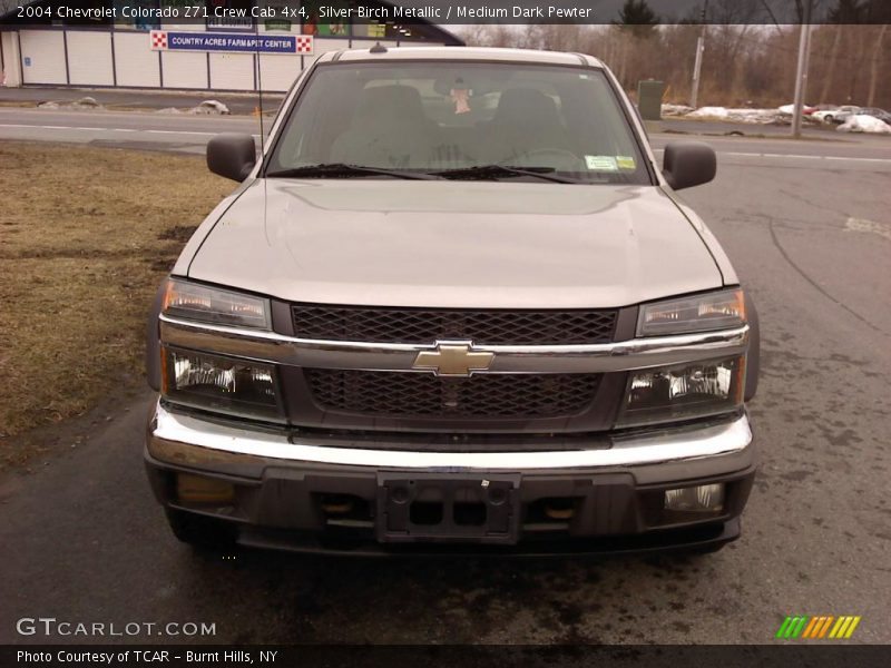 Silver Birch Metallic / Medium Dark Pewter 2004 Chevrolet Colorado Z71 Crew Cab 4x4