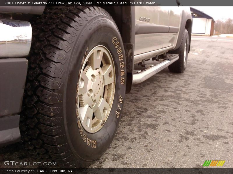 Silver Birch Metallic / Medium Dark Pewter 2004 Chevrolet Colorado Z71 Crew Cab 4x4
