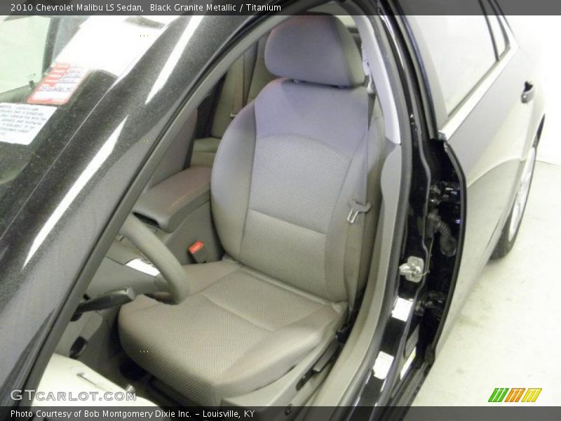 Black Granite Metallic / Titanium 2010 Chevrolet Malibu LS Sedan
