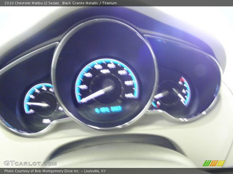 Black Granite Metallic / Titanium 2010 Chevrolet Malibu LS Sedan