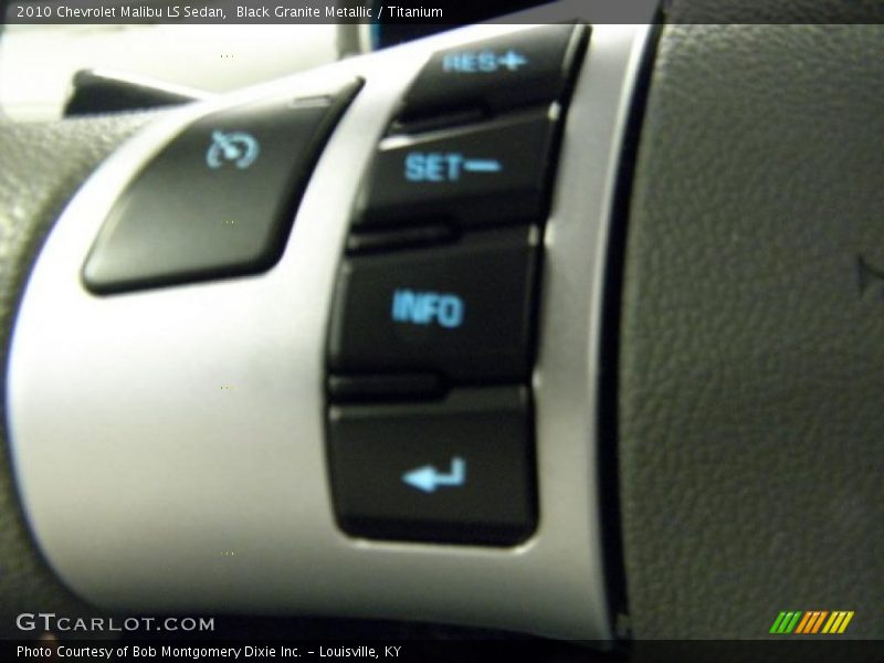 Black Granite Metallic / Titanium 2010 Chevrolet Malibu LS Sedan