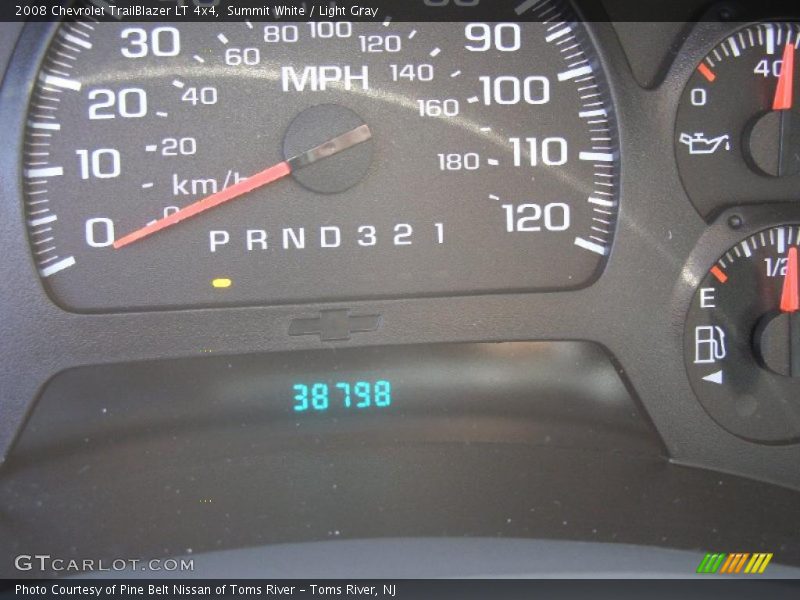 Summit White / Light Gray 2008 Chevrolet TrailBlazer LT 4x4
