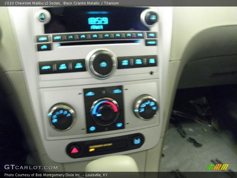 Black Granite Metallic / Titanium 2010 Chevrolet Malibu LS Sedan