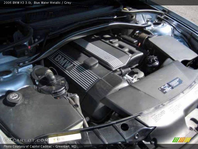 Blue Water Metallic / Grey 2006 BMW X3 3.0i