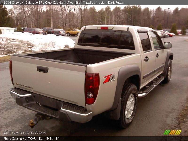 Silver Birch Metallic / Medium Dark Pewter 2004 Chevrolet Colorado Z71 Crew Cab 4x4