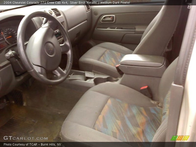 Silver Birch Metallic / Medium Dark Pewter 2004 Chevrolet Colorado Z71 Crew Cab 4x4