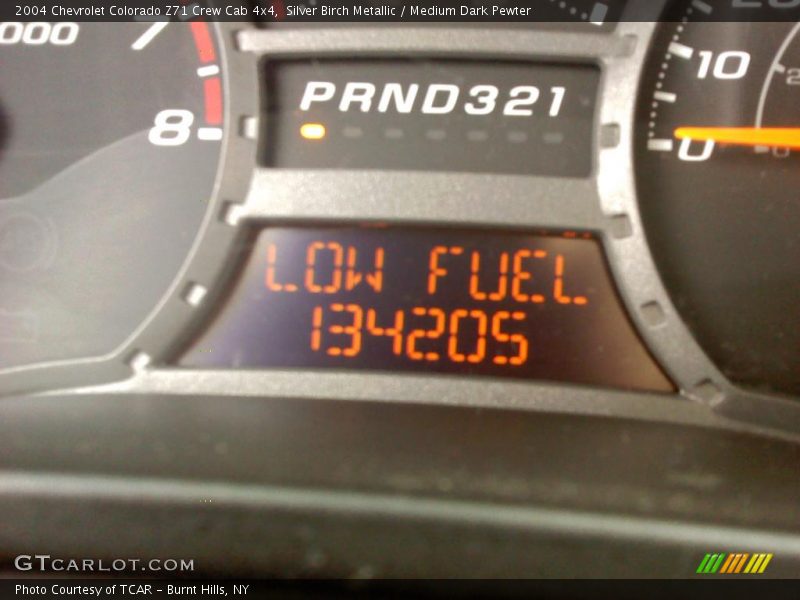Silver Birch Metallic / Medium Dark Pewter 2004 Chevrolet Colorado Z71 Crew Cab 4x4