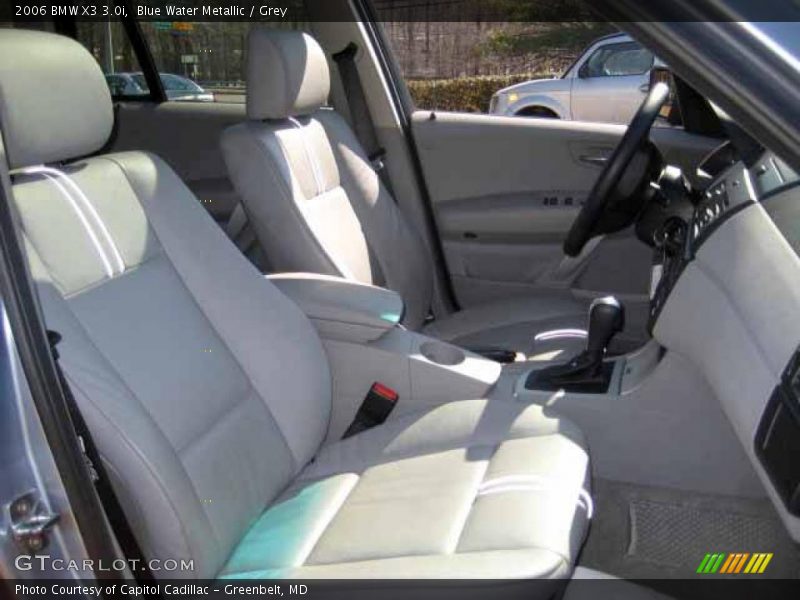 Blue Water Metallic / Grey 2006 BMW X3 3.0i