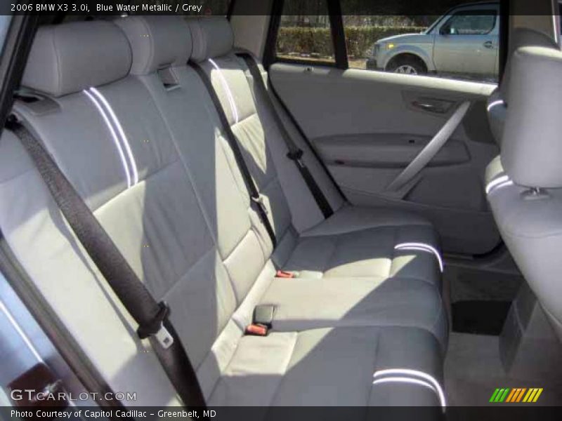 Blue Water Metallic / Grey 2006 BMW X3 3.0i