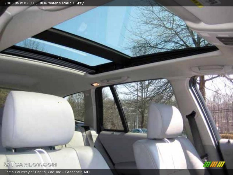 Blue Water Metallic / Grey 2006 BMW X3 3.0i