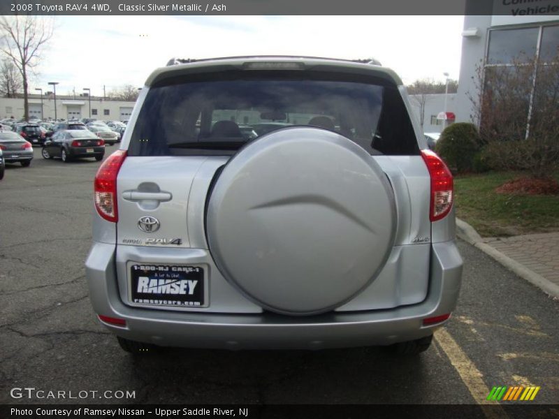 Classic Silver Metallic / Ash 2008 Toyota RAV4 4WD