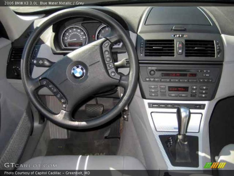 Blue Water Metallic / Grey 2006 BMW X3 3.0i