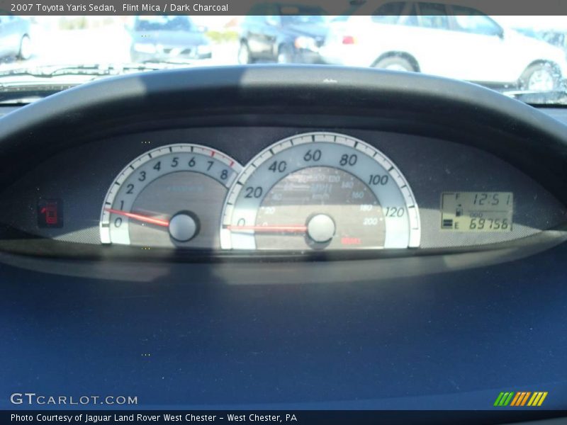 Flint Mica / Dark Charcoal 2007 Toyota Yaris Sedan