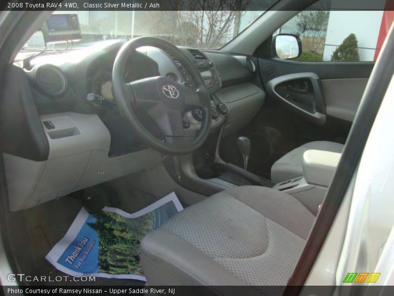 Classic Silver Metallic / Ash 2008 Toyota RAV4 4WD