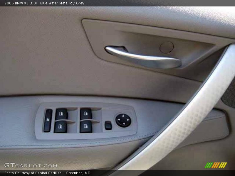 Blue Water Metallic / Grey 2006 BMW X3 3.0i