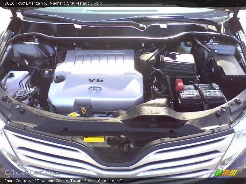 Magnetic Gray Metallic / Ivory 2010 Toyota Venza V6