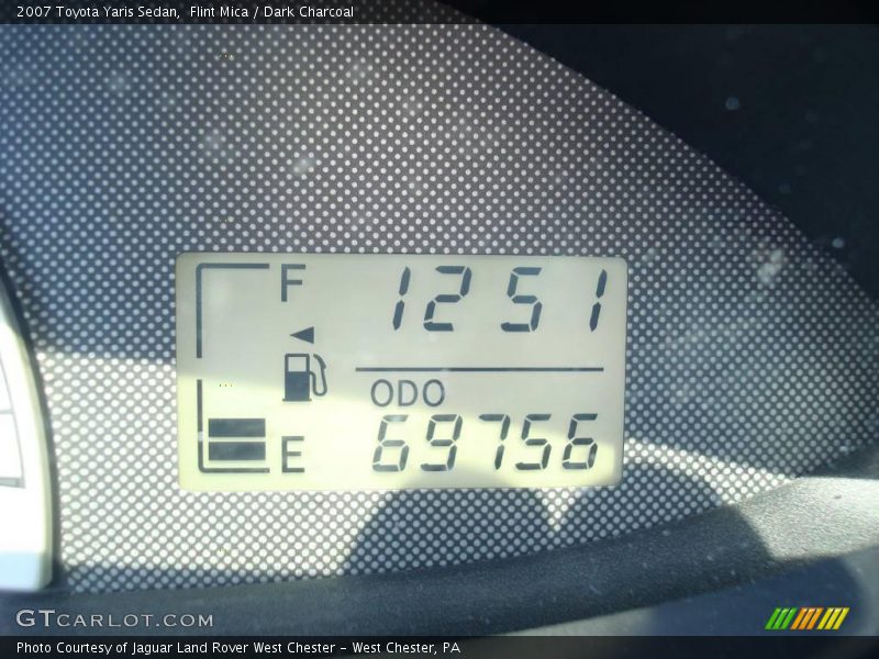 Flint Mica / Dark Charcoal 2007 Toyota Yaris Sedan
