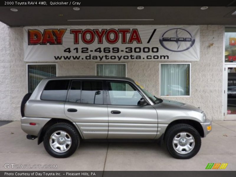 Quicksilver / Gray 2000 Toyota RAV4 4WD