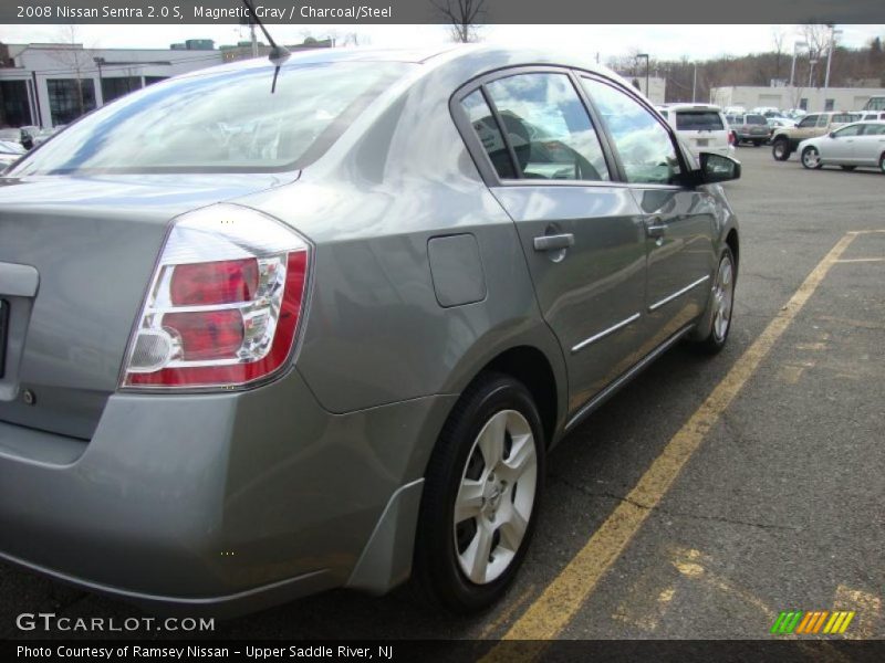 Magnetic Gray / Charcoal/Steel 2008 Nissan Sentra 2.0 S