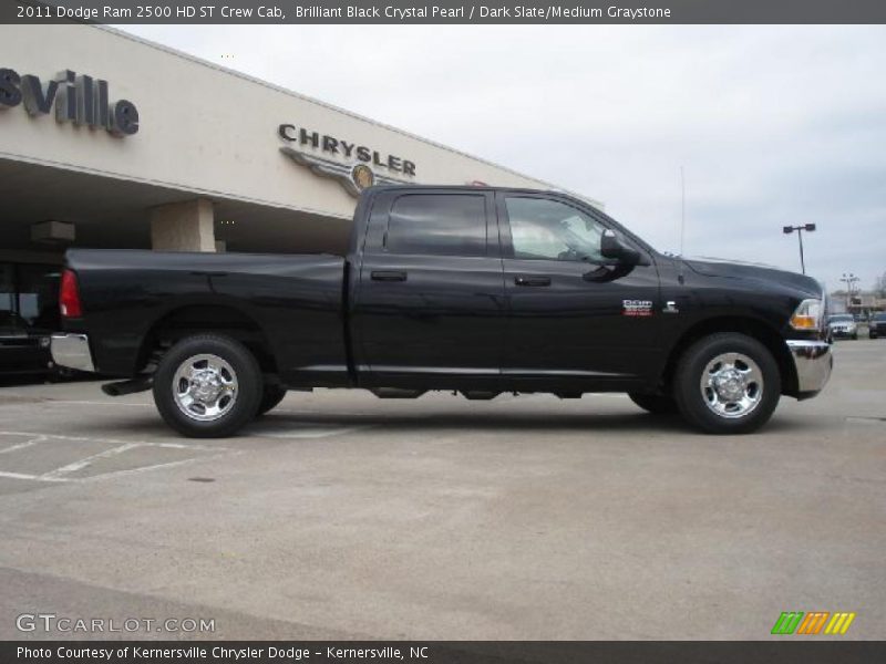 Brilliant Black Crystal Pearl / Dark Slate/Medium Graystone 2011 Dodge Ram 2500 HD ST Crew Cab