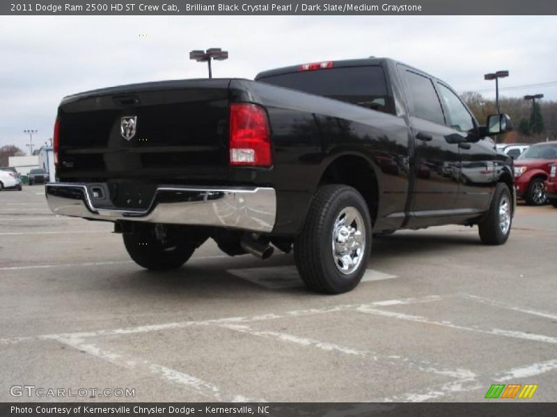 Brilliant Black Crystal Pearl / Dark Slate/Medium Graystone 2011 Dodge Ram 2500 HD ST Crew Cab