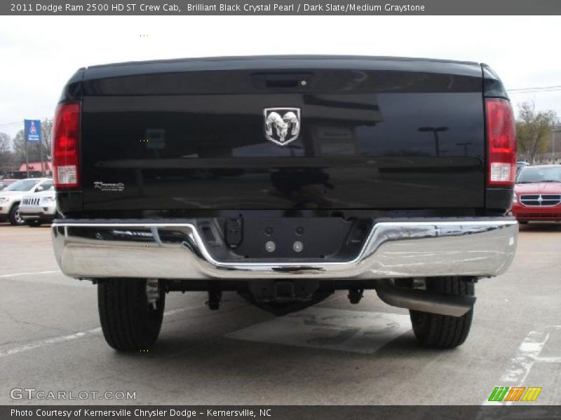 Brilliant Black Crystal Pearl / Dark Slate/Medium Graystone 2011 Dodge Ram 2500 HD ST Crew Cab