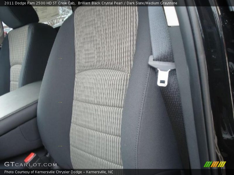 Brilliant Black Crystal Pearl / Dark Slate/Medium Graystone 2011 Dodge Ram 2500 HD ST Crew Cab