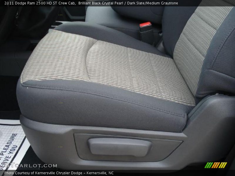 Brilliant Black Crystal Pearl / Dark Slate/Medium Graystone 2011 Dodge Ram 2500 HD ST Crew Cab