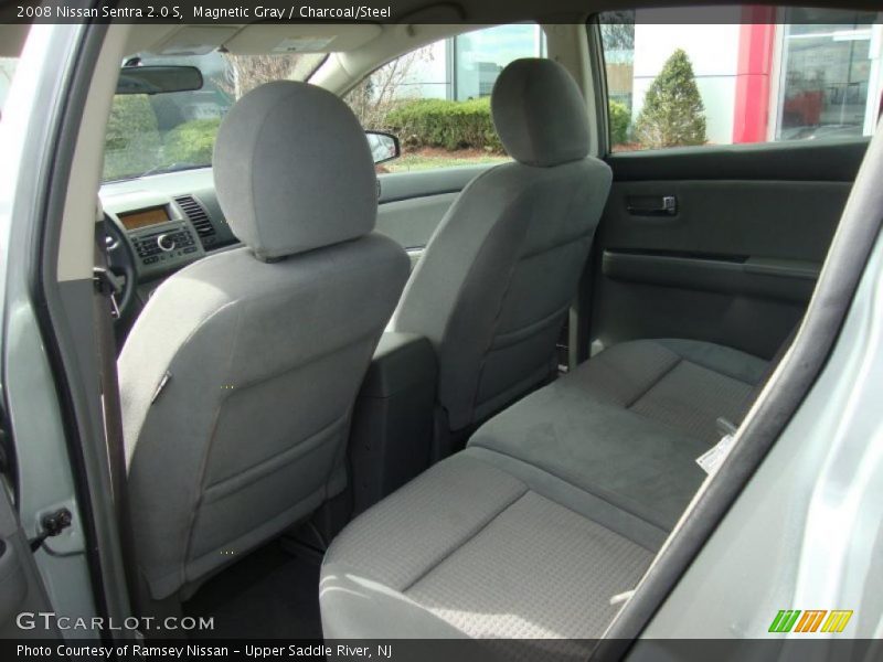 Magnetic Gray / Charcoal/Steel 2008 Nissan Sentra 2.0 S