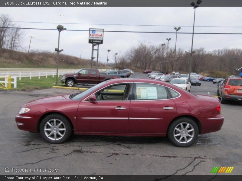 Cardinal Red Metallic / Neutral 2006 Buick LaCrosse CXS