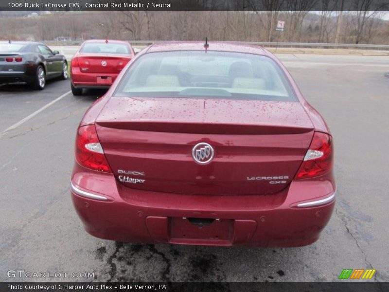 Cardinal Red Metallic / Neutral 2006 Buick LaCrosse CXS