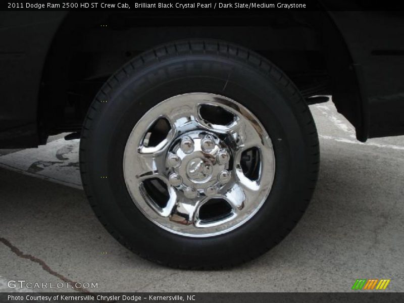 Brilliant Black Crystal Pearl / Dark Slate/Medium Graystone 2011 Dodge Ram 2500 HD ST Crew Cab