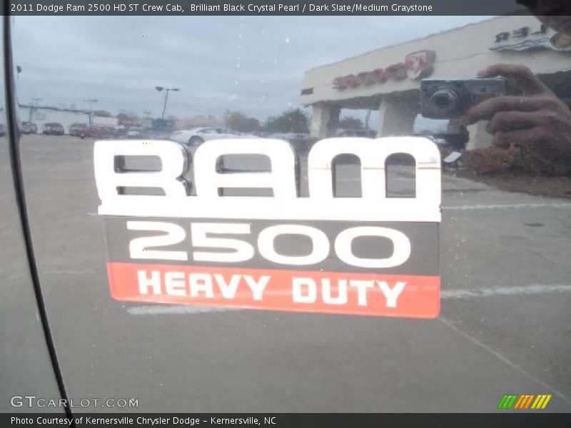 Brilliant Black Crystal Pearl / Dark Slate/Medium Graystone 2011 Dodge Ram 2500 HD ST Crew Cab