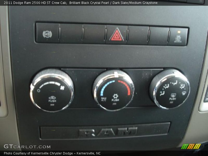 Controls of 2011 Ram 2500 HD ST Crew Cab