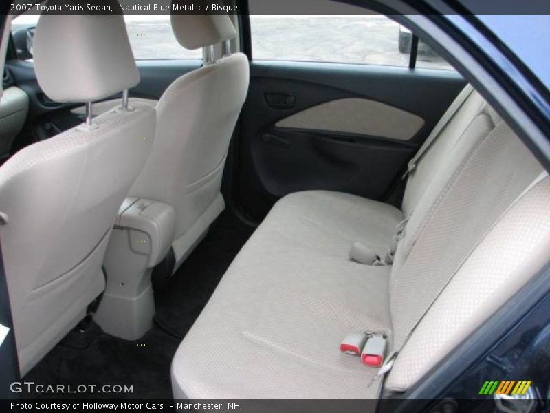 Nautical Blue Metallic / Bisque 2007 Toyota Yaris Sedan