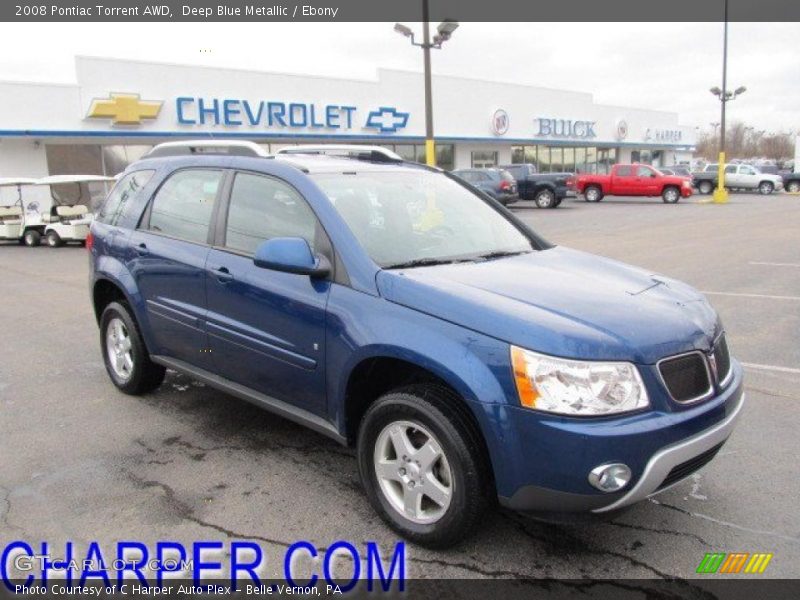 Deep Blue Metallic / Ebony 2008 Pontiac Torrent AWD