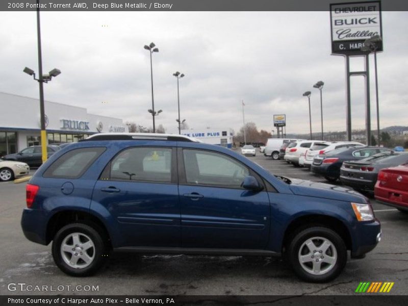 Deep Blue Metallic / Ebony 2008 Pontiac Torrent AWD