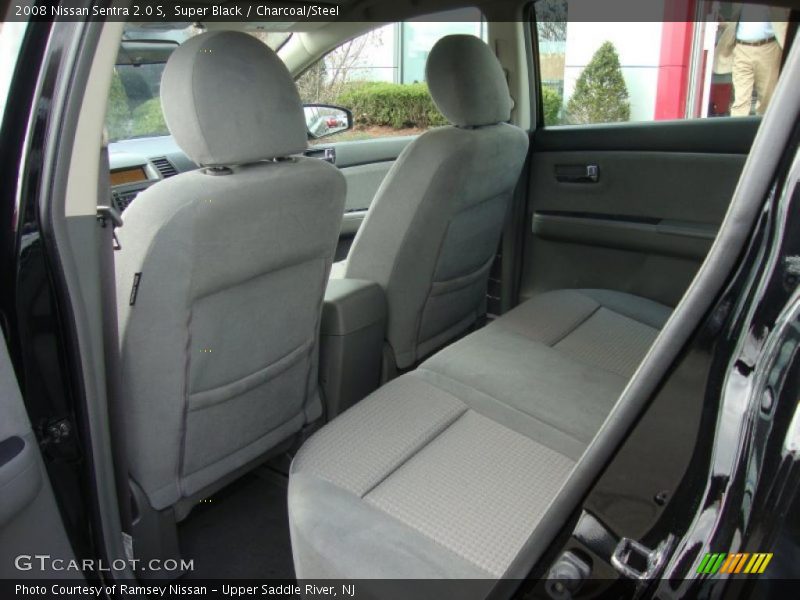 Super Black / Charcoal/Steel 2008 Nissan Sentra 2.0 S