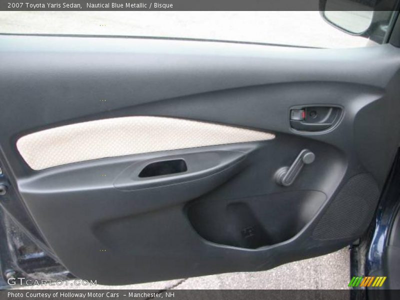 Nautical Blue Metallic / Bisque 2007 Toyota Yaris Sedan
