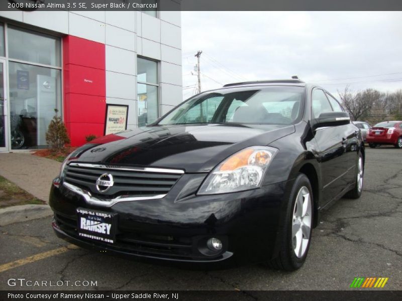 Super Black / Charcoal 2008 Nissan Altima 3.5 SE