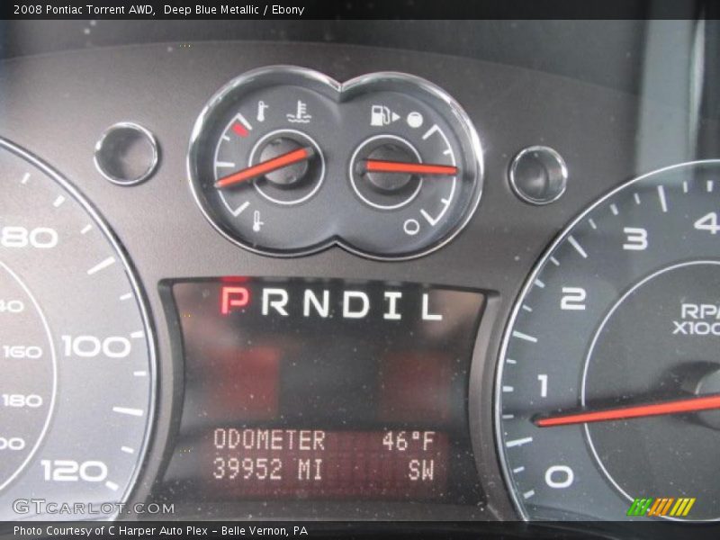 Deep Blue Metallic / Ebony 2008 Pontiac Torrent AWD