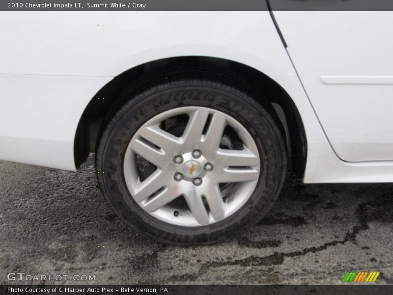 Summit White / Gray 2010 Chevrolet Impala LT